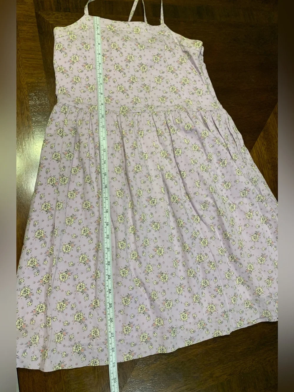 GAP Lavender Floral Spaghetti-Strap Sundress